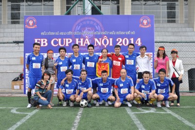 FB Khải Minh tưng bừng nhận giải vô địch FB CUP Hà Nội 2014