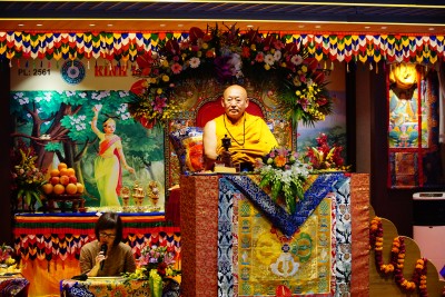 Cung nghênh Đại Lão hoà thượng Drikung Kyabgon Chetsang Rinpoche quang lâm